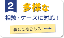 2.多様な相談・ケースに対応！